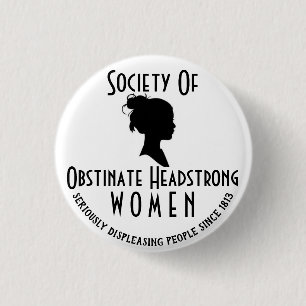 Badge Rond 2,50 Cm Femmes à la tête