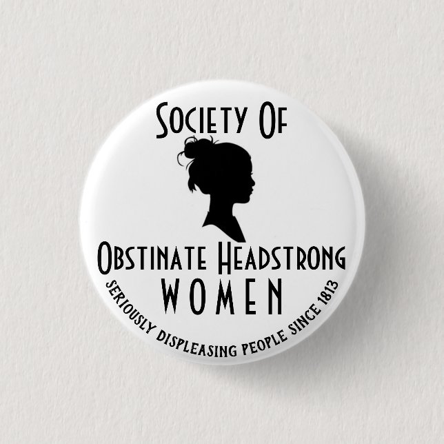 Badge Rond 2,50 Cm Femmes à la tête (Devant)