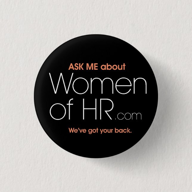 Badge Rond 2,50 Cm Femmes de bouton d'heure (Devant)