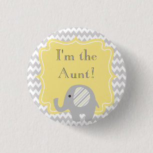 Badge Rond 2,50 Cm Fête de Baby shower personnalisée Je suis le bou