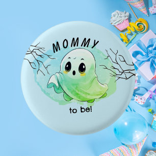 Badge Rond 2,50 Cm Fête de bébé Halloween thème bleu Baby Shower Mign