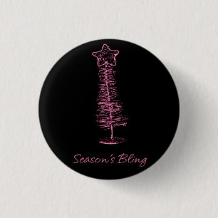 Badge Rond 2,50 Cm Fête de la saison de Bling