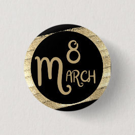 Badge Rond 2,50 Cm Fêtez la journée internationale de la femme 8 mars