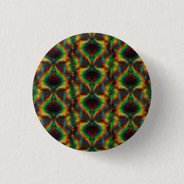 Badge Rond 2,50 Cm Feuille olographe brillante de parties (Devant)