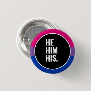 Badge Rond 2,50 Cm Fierté bisexuelle