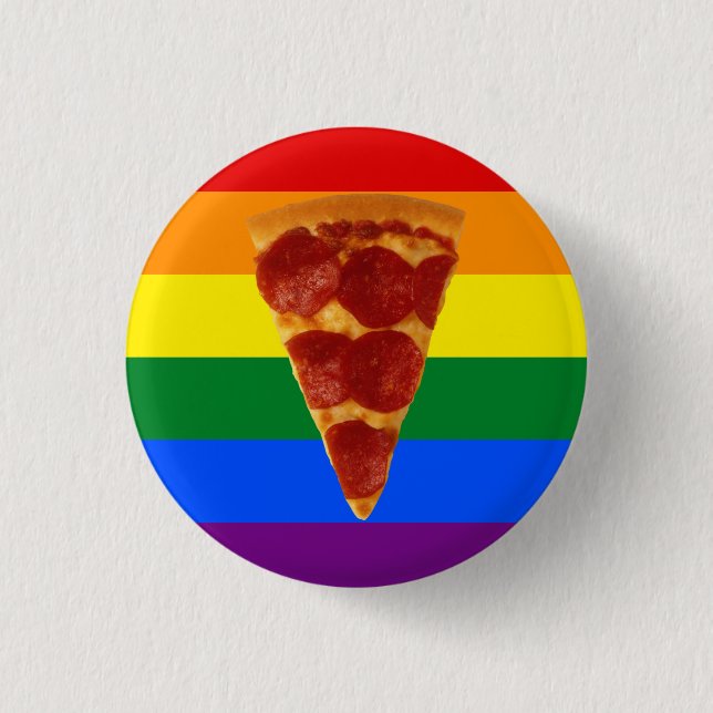 Badge Rond 2,50 Cm Fierté de pizza (Devant)