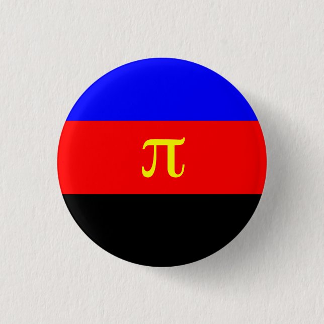 Badge Rond 2,50 Cm Fierté de Polyamorous (Devant)
