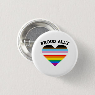 Badge Rond 2,50 Cm Fierté de progrès de l'Ally