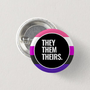Badge Rond 2,50 Cm Fierté genderfluid