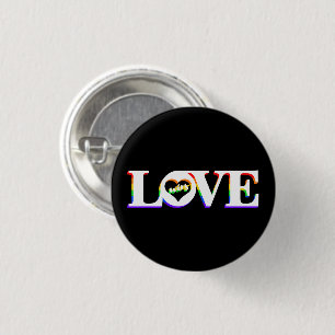 Badge Rond 2,50 Cm Fierté L'amour Gagne 