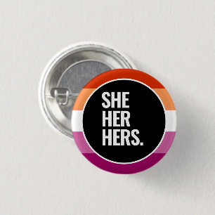 Badge Rond 2,50 Cm Fierté lesbienne