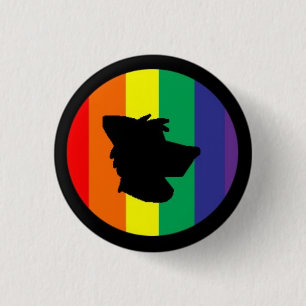 Badge Rond 2,50 Cm Fierté velue