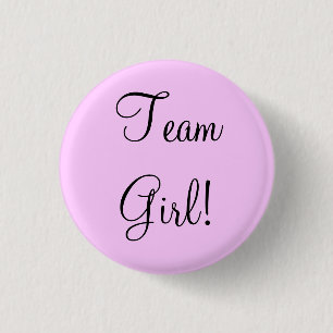 Badge Rond 2,50 Cm Fille d'équipe