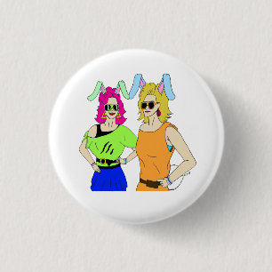 Badge Rond 2,50 Cm fillette