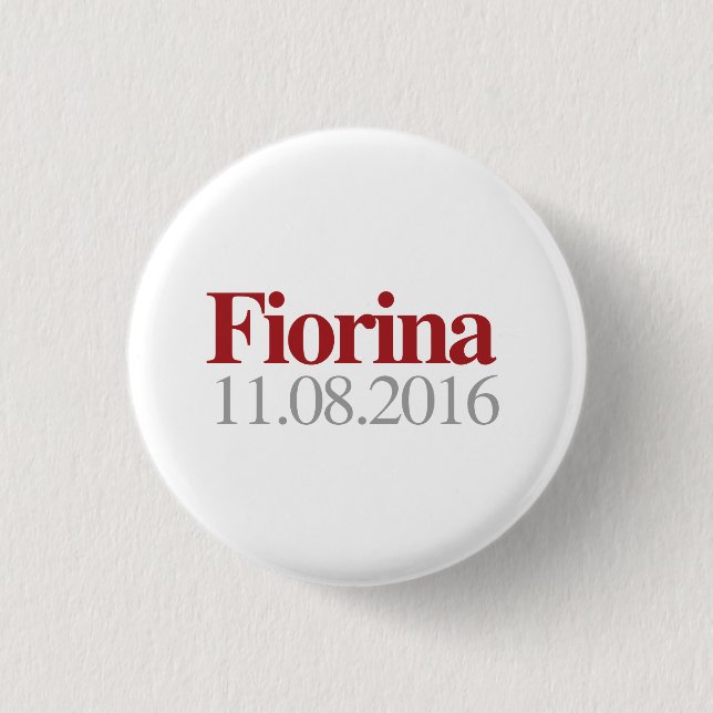 Badge Rond 2,50 Cm Fiorina le 8 novembre 2016 (Devant)