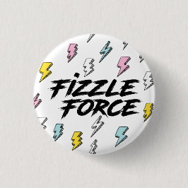 Badge Rond 2,50 Cm Fizzle Force Lightning