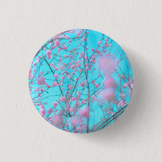 Badge Rond 2,50 Cm Fleurs de prunes (Suzhou, Chine) (Devant)