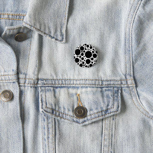 Badge Rond 2,50 Cm Folie de Polkadot