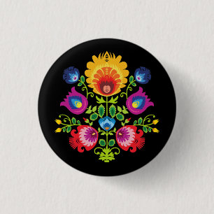 Badge Rond 2,50 Cm Folklore étonnant 