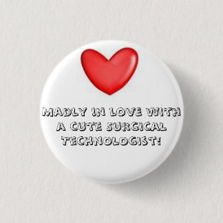 Badge Rond 2,50 Cm Follement dans l'amour