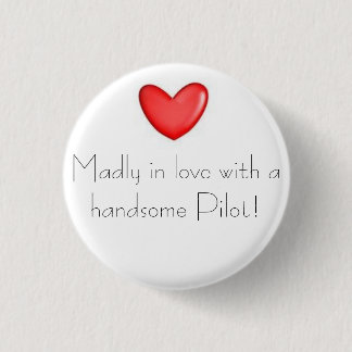 Badge Rond 2,50 Cm Follement dans l'amour