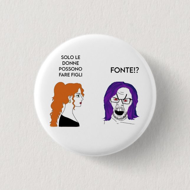 BADGE ROND 2,50 CM FONTE  (Devant)