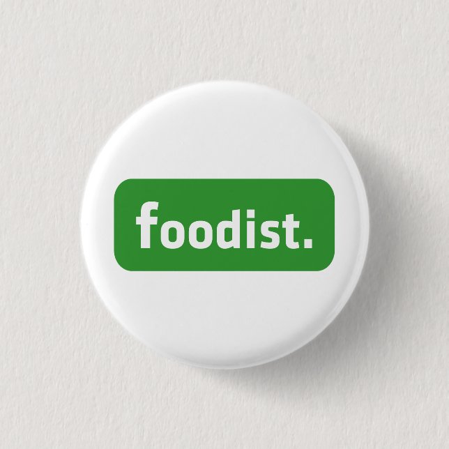 Badge Rond 2,50 Cm Foodiste. (Devant)