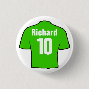 Badge Rond 2,50 Cm Football Shirt Design pour Personnaliser.