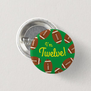 Badge Rond 2,50 Cm Football Sports fête d'anniversaire