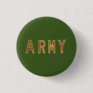 Badge Rond 2,50 Cm Force de l'armée