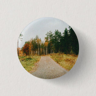 Badge Rond 2,50 Cm Forêt automnale suédoise
