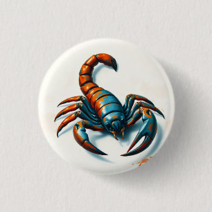 Badge Rond 2,50 Cm Frappe du Scorpion de l'Ombre