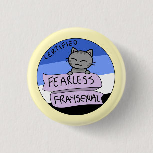 Badge Rond 2,50 Cm Fraysexual courageux