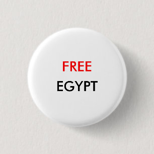 Badge Rond 2,50 Cm FREE EGYPT Button