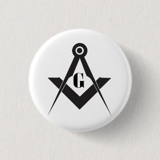 Badge Rond 2,50 Cm Freemasonry symbol