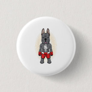 Badge Rond 2,50 Cm French Bulldog Fighter - Mama Gift