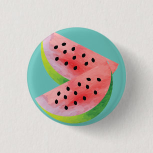 Badge Rond 2,50 Cm Fruits de pastèque