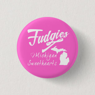 Badge Rond 2,50 Cm Fudgies Michigan