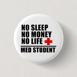 Badge Rond 2,50 Cm Funky Med School T ShirtTrust Me Je Suis Presque U