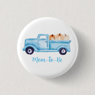 Badge Rond 2,50 Cm Futur Maman Little Pumpkin Cute Baby Shower