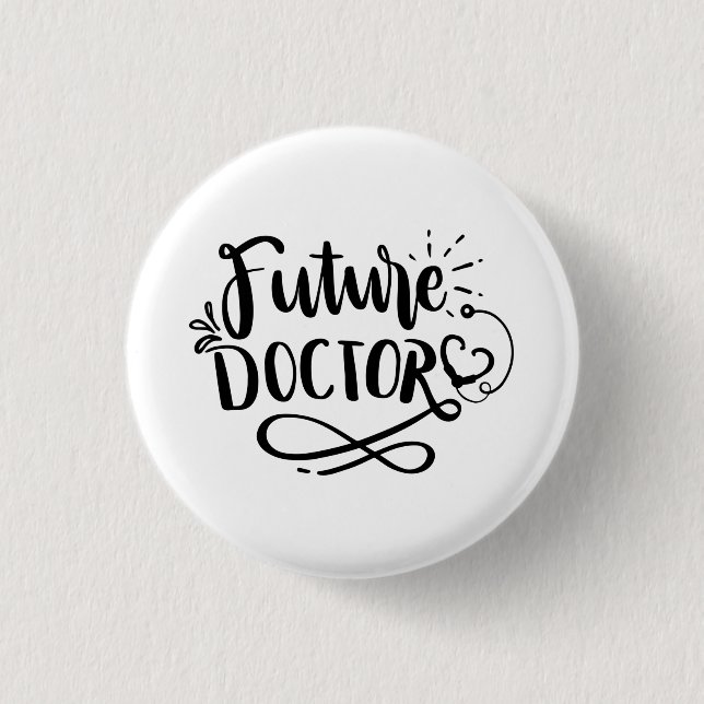 Badge Rond 2,50 Cm Futur médecin (Devant)
