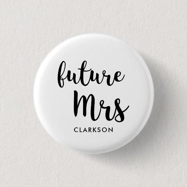 Badge Rond 2,50 Cm Futur Mme (Devant)