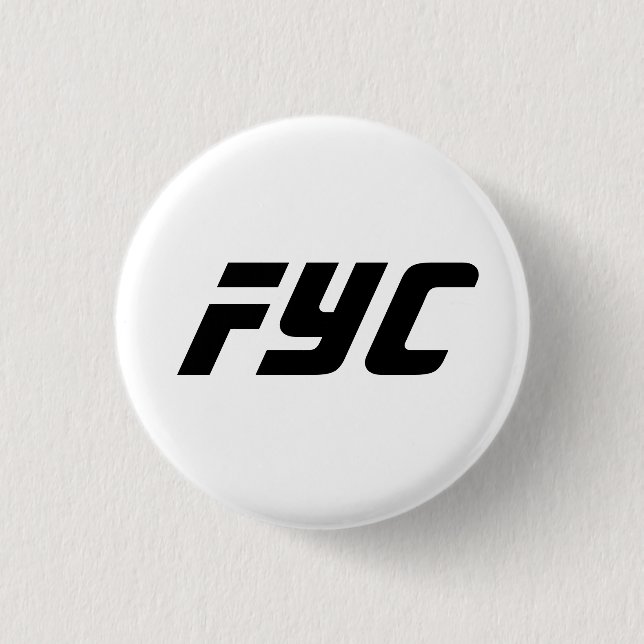 Badge Rond 2,50 Cm Fyc (Devant)