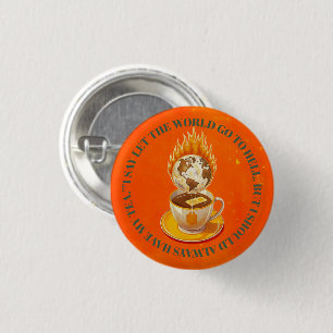 Badge Rond 2,50 Cm Fyodor Dostoevsky, citation de thé