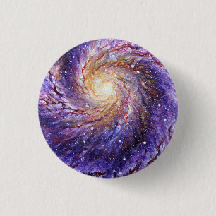 Badge Rond 2,50 Cm Galaxy
