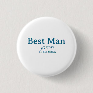Badge Rond 2,50 Cm garçon d'honneur enterrement de vie de jeune fille