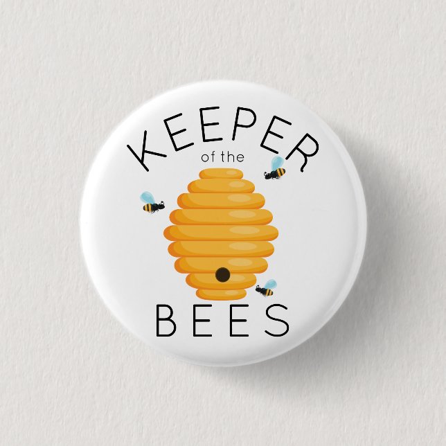 Badge Rond 2,50 Cm Garde des abeilles (Devant)