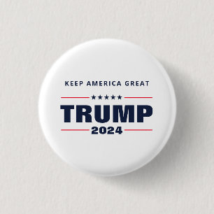 Badge Rond 2,50 Cm Garder l'Amérique grand Trump 2020