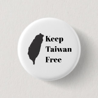 Badge Rond 2,50 Cm Garder Taïwan libre