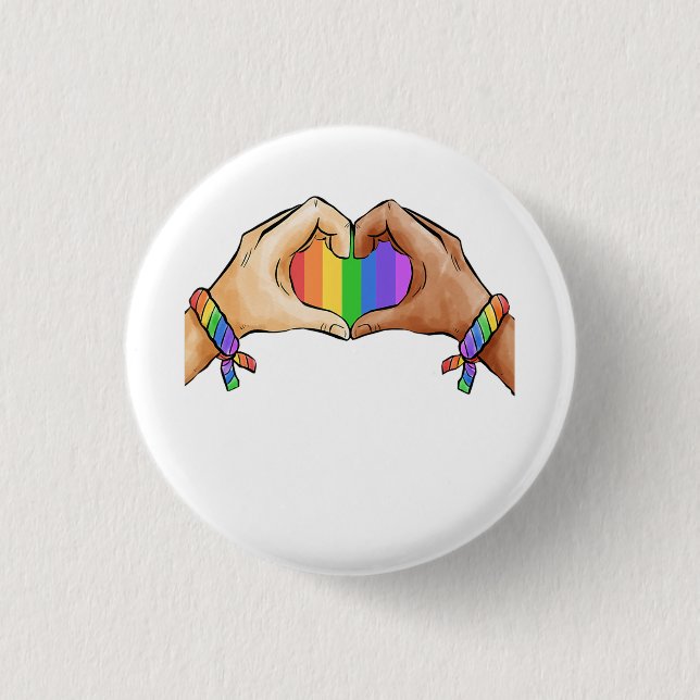 Badge Rond 2,50 Cm Gay pride Vêtements Lgbt Arc-en-ciel Drapeau T Coe (Devant)